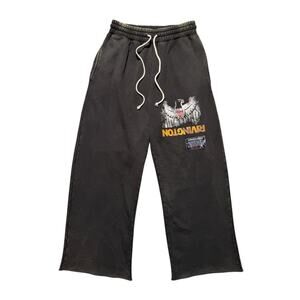 Wide leg washed principle sweat